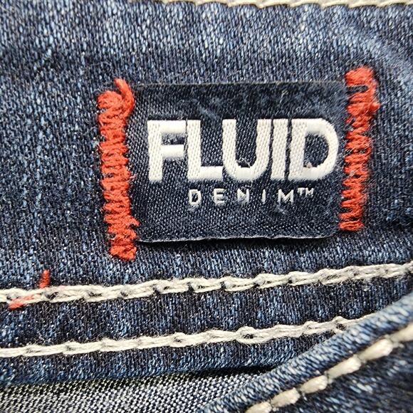 Silver Jeans Women W29/L22 1/2 Blue Dark Wash Suki Mid Capri Fluid Stretch Denim - Picture 8 of 15